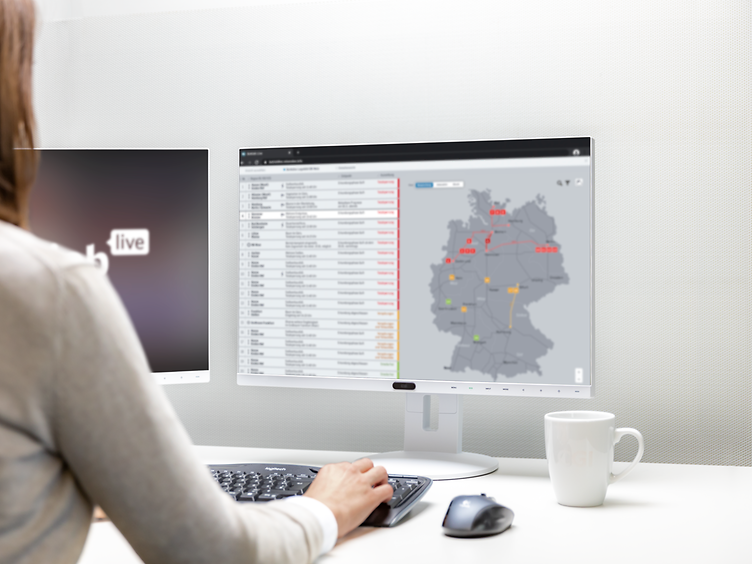 Besprechungsansicht der Großstörungskarte